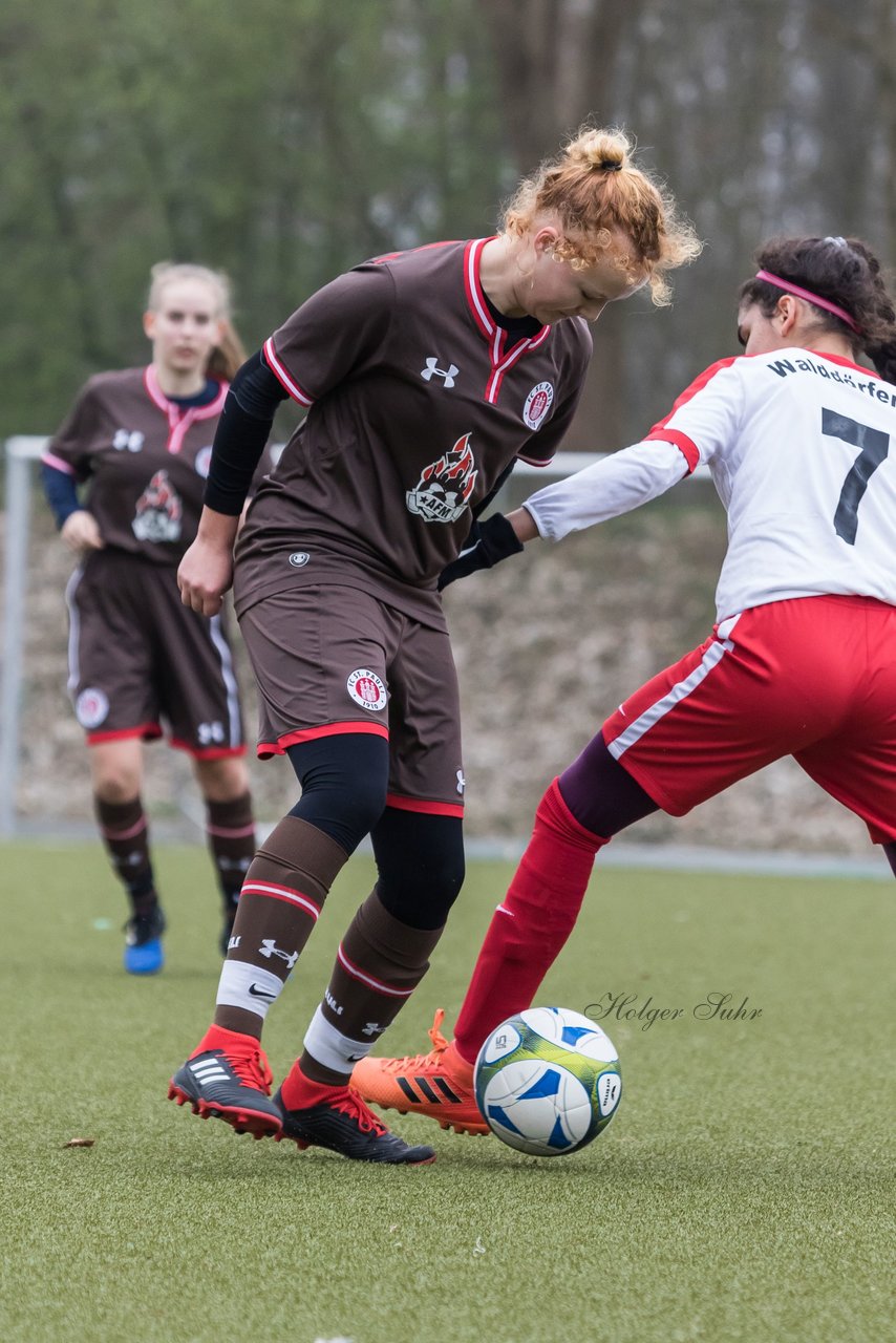 Bild 248 - B-Juniorinnen Walddoerfer - St.Pauli : Ergebnis: 4:1